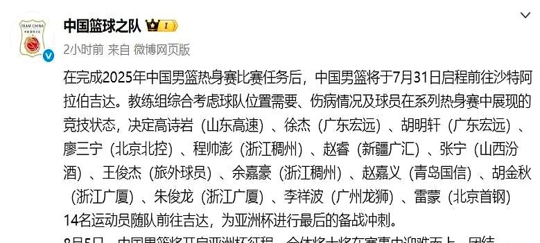 关于今夜北京首钢调整名单以备NBA常规赛，调整名单环节打磨，压力陡增，细节决定成败的信息